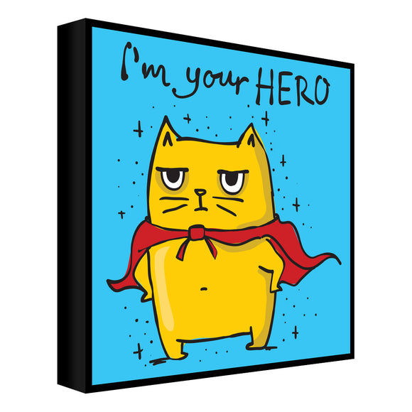 Frame 10 Inch Cute Hero Cat FRM0014