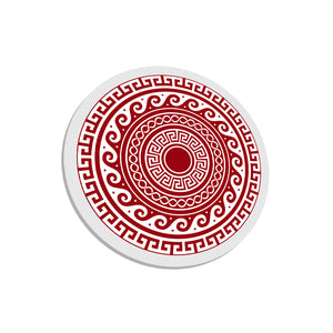 Round Coaster Mandala Red RCT0008