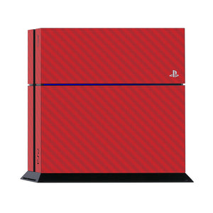 PlayStation 4 Red Carbon Fiber Skin COS0004