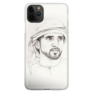 ari0015-iphone-11-pro-max-hh sheikh hamdan bin mohammed bin rashid al maktoum sketched